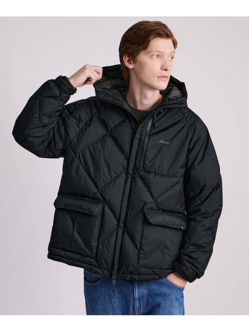 NANGA x Saturdays NYC Quilted Down Jacket Saturdays NYC サタデーズ ニューヨーク州シティ ジャケット・アウター ダウンジャケット・ダウンベスト 緑であること 黒いこと【貨物輸送無料】[ Fashion]