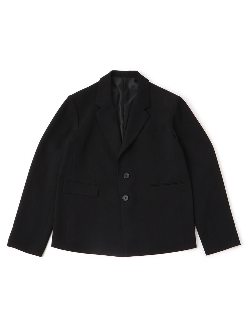 【SALE／40%OFF】BOXY SET UP JACKET M TO R アダムエロペ ジャケット・アウター テーラードジャケット・ブレザー ベージュ ブラック【RBA_E】【送料無料】[ Fashion]