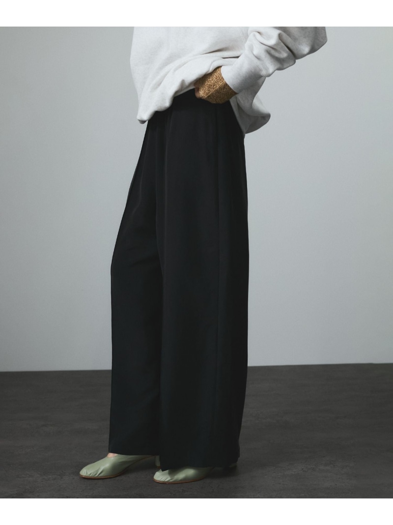 【SALE／30%OFF】[25SS]GENTLE SILK ズボン下【セットアップ相応う】 SALON adam et rope\u0027 赤ちょうちん アダム エ ロペ ズボン下 余分の物のズボン下 黒いこと ベージュ 青碧【RBA_E】【貨物輸送無料】[ Fashion]