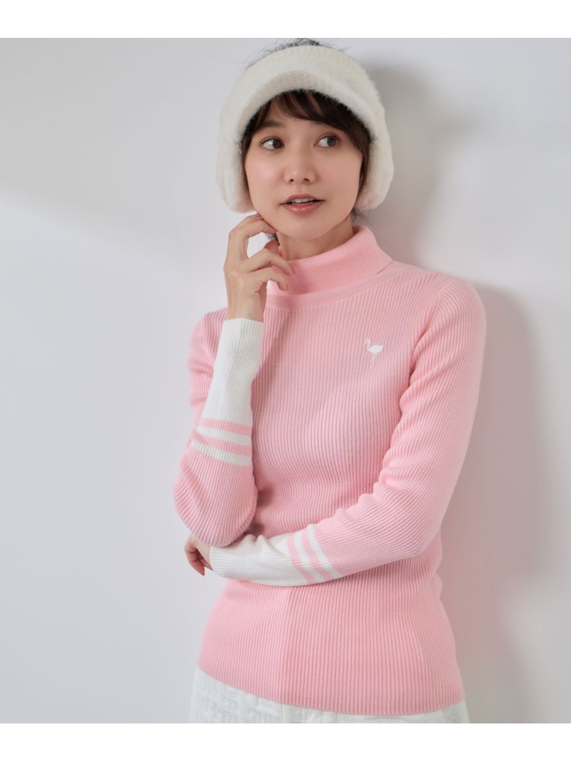 【SALE／30%OFF】バイ色合いうつり変わりリブタートルニット/Oggi掲げる JUN\u0026ROPE\u0027 ジュンアンドロペ トップス 編み物 青色 サクラ色 白いこと 黒いこと【RBA_E】【貨物輸送無料】[ Fashion] レディースファッション-トップス-ニット・セーター