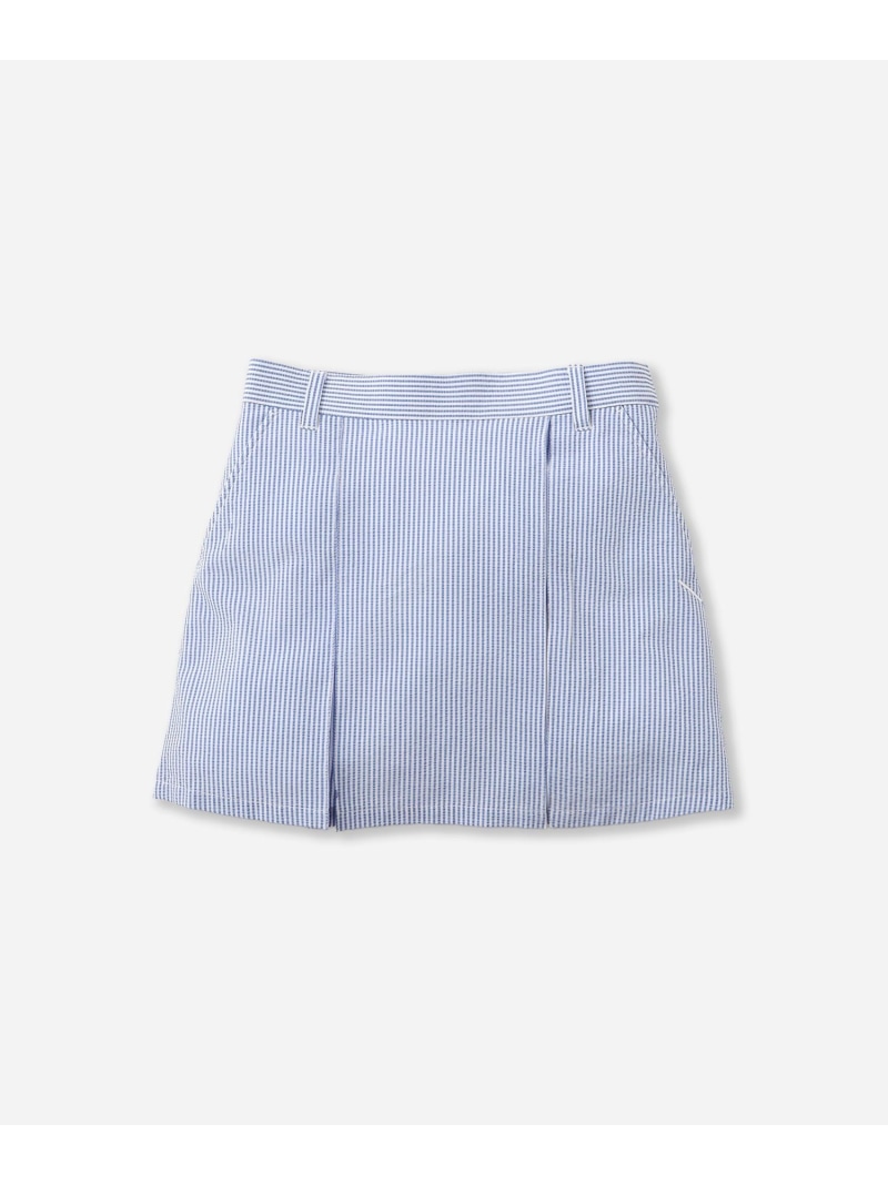 Seersucker Skirt ｜ WOMEN Saturdays Golf サタデーズ　ニューヨークシティ スカート その他のスカート ブルー ブラック【送料無料】[ Fashion] 14,058円