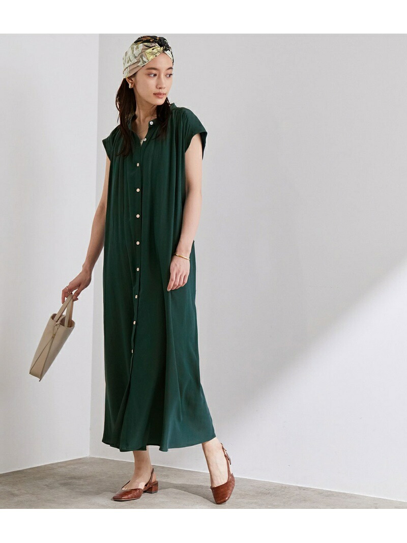 コンビニ受取対応商品 Rakuten Fashion Sale 30 Off ギャザーフレアワンピース Adam Et Rope アダムエロペ ワンピース ワンピースその他 グリーン ブラック ベージュ Rba E 送料無料 送料無料 Haringeylawcentre Org Uk