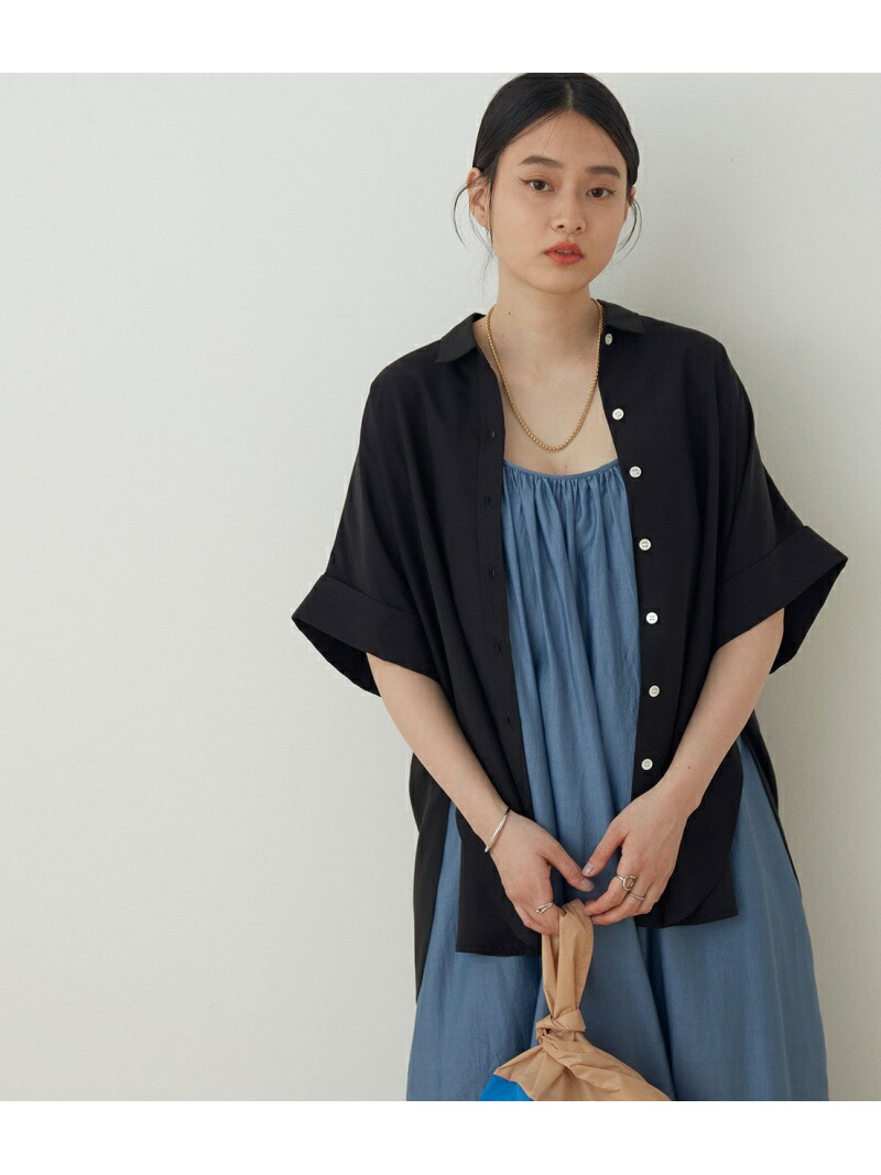 手数料安い 楽天市場 アウトレット店舗 Web限定 セルロースリネンフレンチシャツ Adam Et Rope アダムエロペ シャツ ブラウス シャツ ブラウスその他 ブラック ブラウン グリーン ピンク 送料無料 Rakuten Fashion J Adore Jun Online 超激安 Ditreskrimum