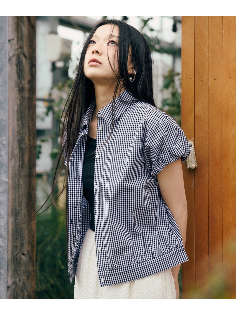 【POLO BCS】VIS別注コンパクトシャツ VIS ビス トップス シャツ・ブラウス ホワイト ピンク ブラック ブルー【先行予約】*【送料無料】[ Fashion]