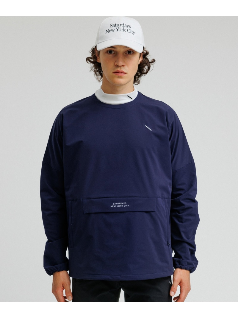 【SALE／30%OFF】Windblock Pullover Saturdays Golf サタデーズ　ニューヨークシティ トップス カットソー・Tシャツ ネイビー ブラック グレー【RBA_E】【送料無料】[ Fashion]｜J&rsquo;aDoRe JUN ONLINE