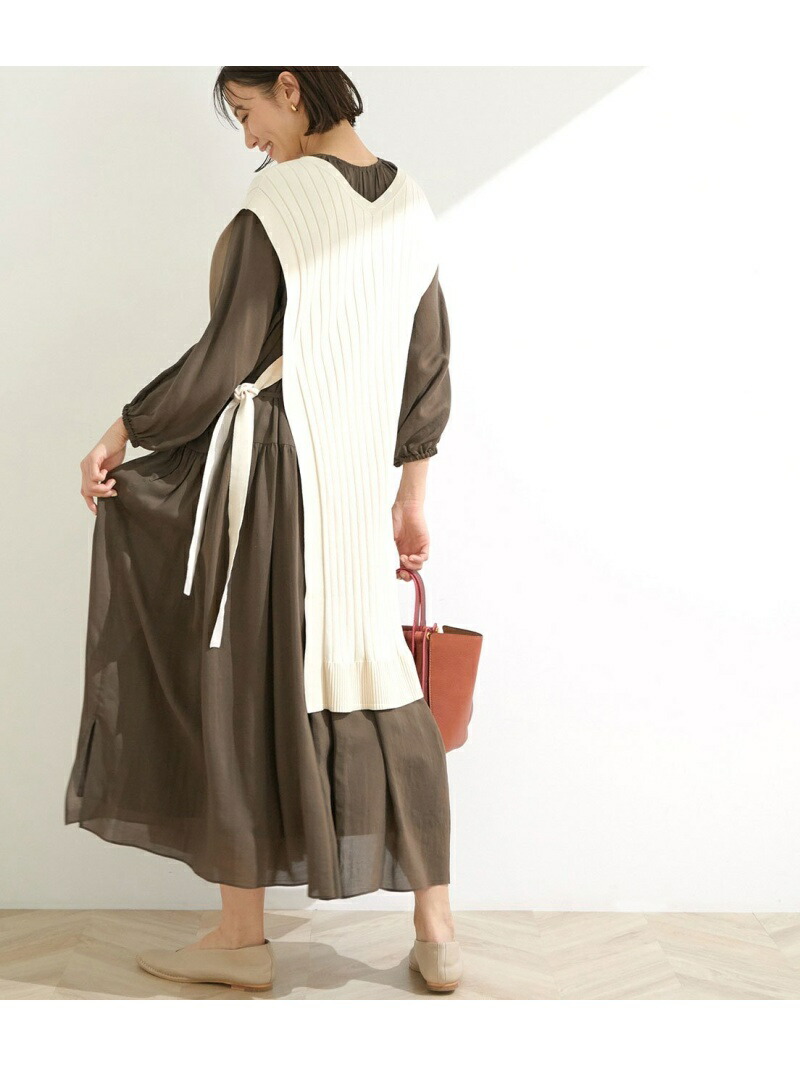 レディース Rope Sale 40 Off Jun 0518 Onepiece Jun 0518 All ワンピース ティアードワンピース Rope ブラウン ロペ Rope ワンピース ワンピース ロペ ペチコート付き ワンピースその他 ブラウン イエロー Rba E 送料無料 Rakuten Fashion