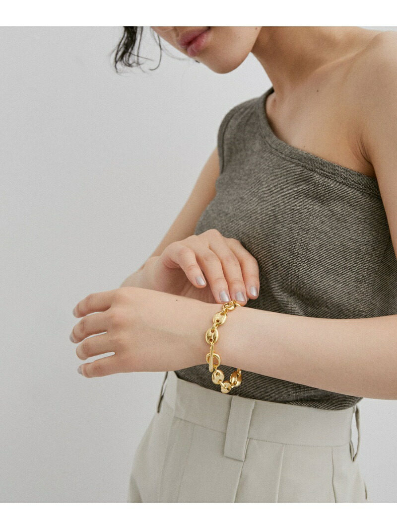 coffee beans bracelet ADAM ET ROPE' FEMME アダムエロペ アクセサリー・腕時計 ブレスレット・バングル ゴールド シルバー【送料無料】[ Fashion]