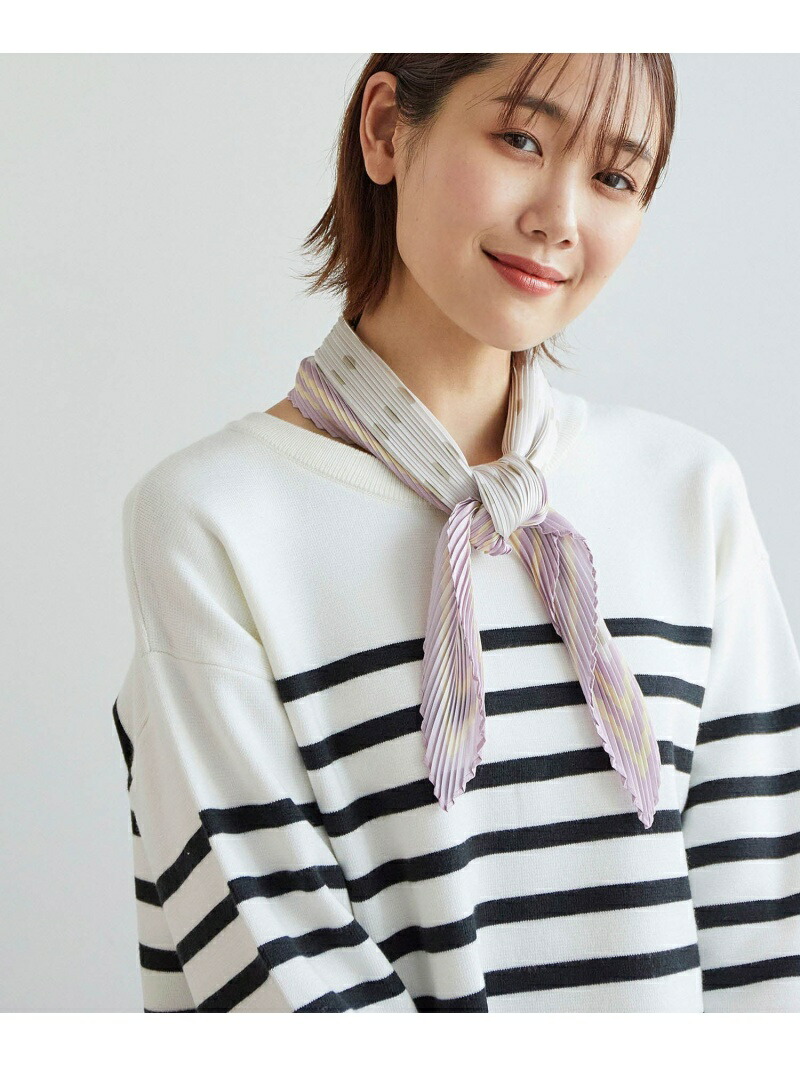 ドットプリントプリーツスカーフ Rope Passage Picnic ファッショングッズ ロペピクニック