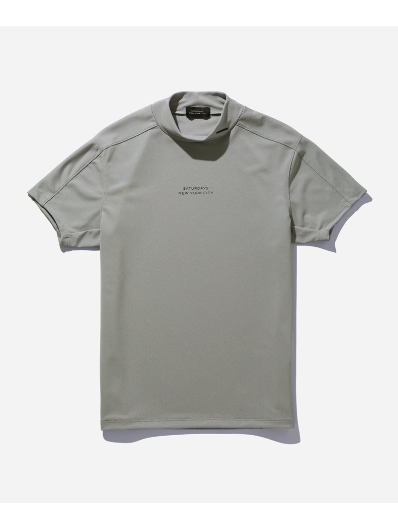 W/Classic Mock Shirt S/S Saturdays Golf サタデーズ ニューヨークシティ トップス カットソー・Tシャツ グレー ブラック グリーン ホワイト【送料無料】[ Fashion]