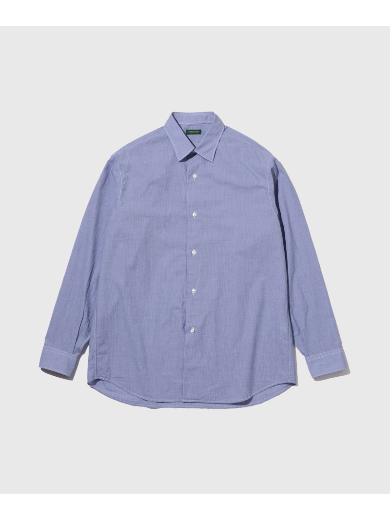 PATTERN SHIRT WILD LIFE TAILOR Adam et Rope アダムエロペ トップス シャツ・ブラウス ホワイト ブルー【送料無料】[ Fashion]