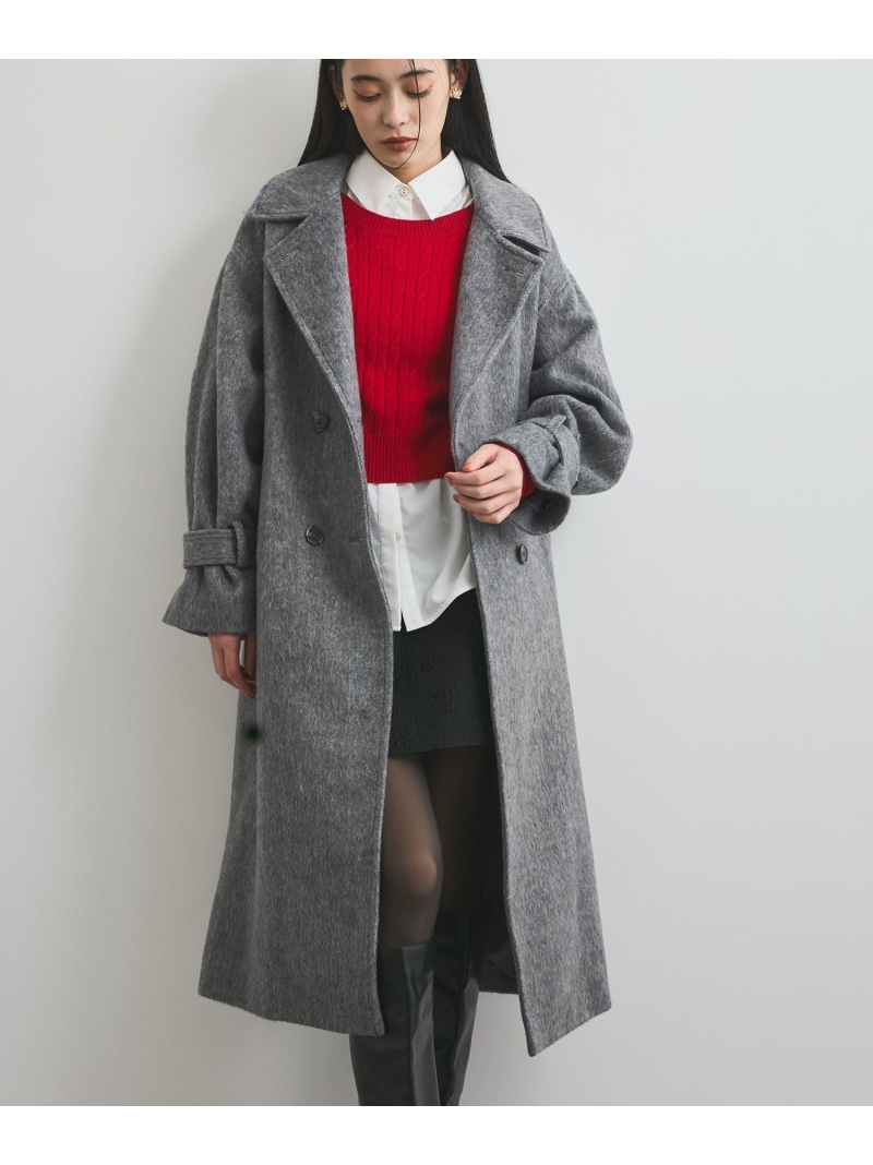 【JAPAN FABRIC】尾州毛混シャギーロングコート【選べる着丈】静電気防止 楽天市場】【JAPAN FABRIC】尾州毛混シャギーロングコート