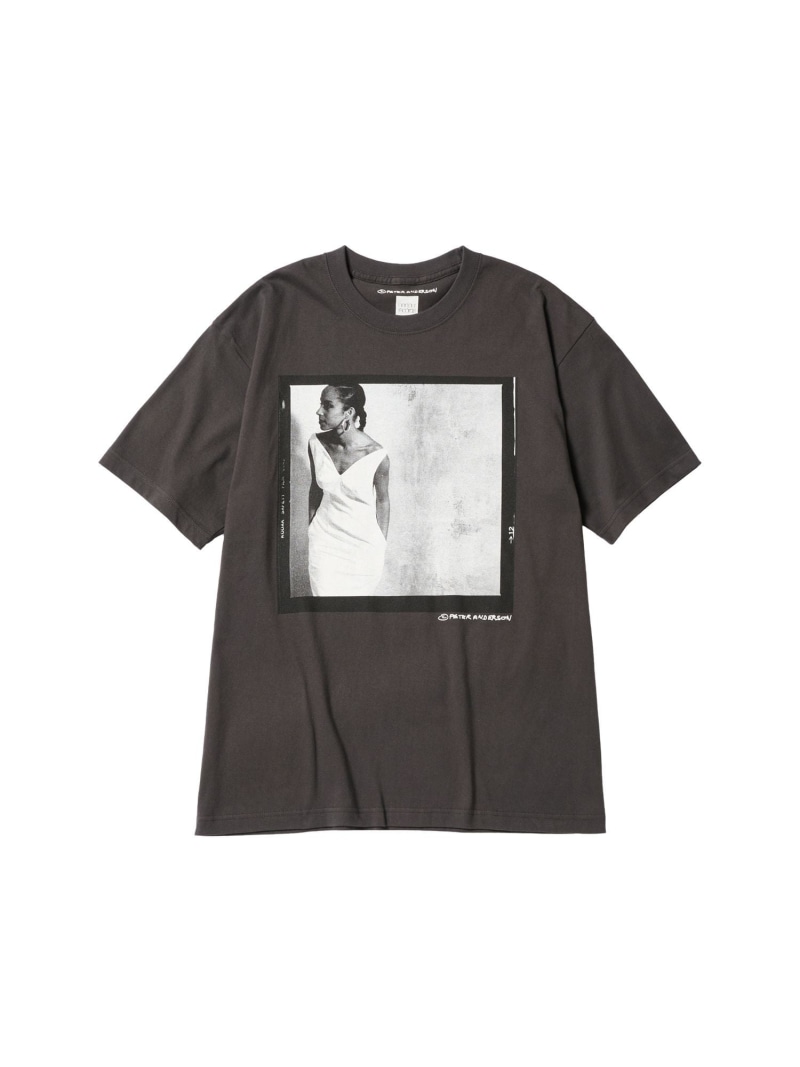 Peter Anderson/ピーター・アンダーソン for bonjour records SADE Photo Official T-shirt bonjour records ボンジュールレコード トップス カットソー・プルオーバー 黒いこと 白いこと【此れから取って置く】*【貨物輸送無料】[ Fashion]