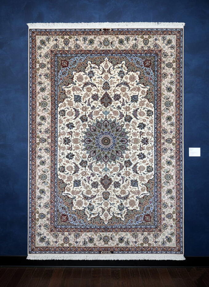 楽天市場】ペルシャ絨毯 カーペット シルク＆コルク 手織り高級