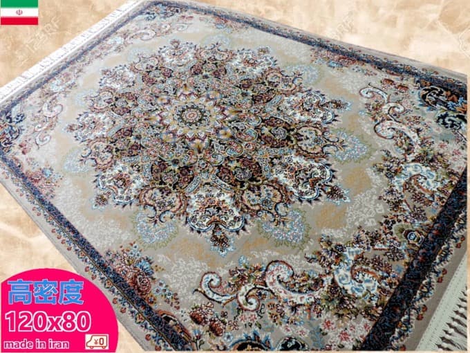 楽天市場】ペルシャ絨毯 カーペット ラグ 63万ノット 高密度 ソフト