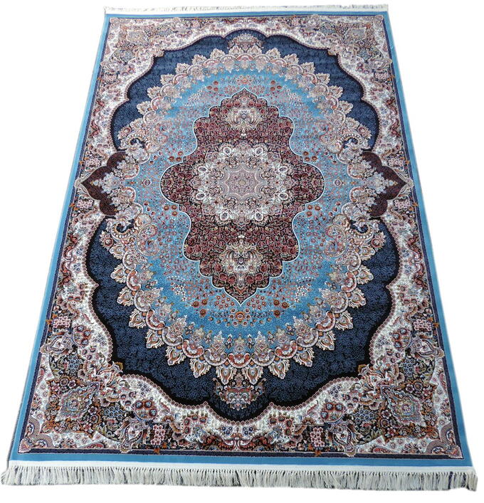 専用！225万ノット！ 本場イラン産 絨毯！円形150cm-200111 225万ノット！超高密度織 本場イラン産 絨毯 100×150cm‐200211