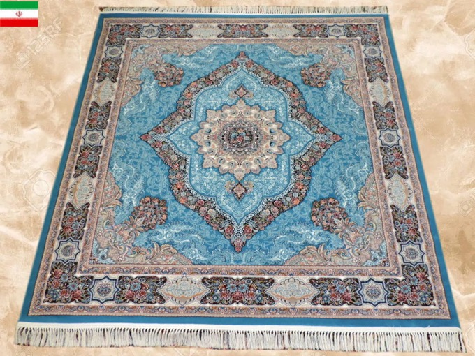 楽天市場】ペルシャ絨毯 カーペット ラグ 63万ノット ウィルトン織り