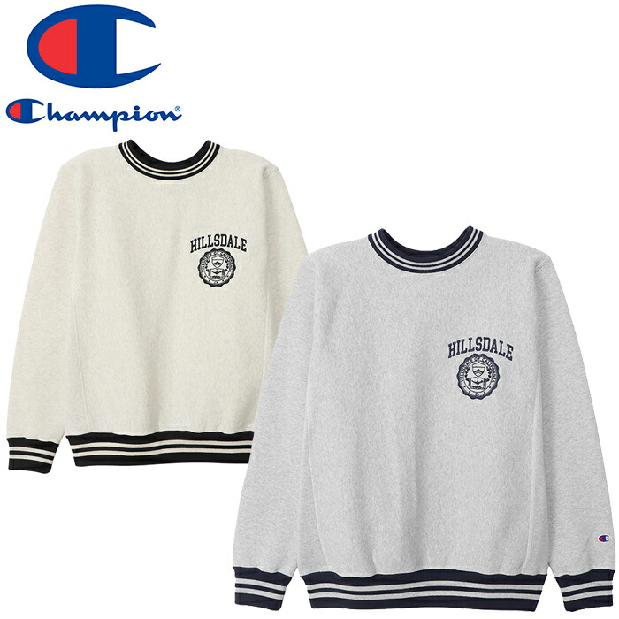 【SALE/20%OFF】Champion チャンピオン C3-A021 REVERSE WEAVE CREW NECK SWEAT SHIRT リバースウィーブ クルーネック スウェット シャツ 無地 長袖 裏起毛 ロゴ ロゴ アウトドア キャンプ スポーツ ストリート メンズ ユニセックス 2カラー 国内正規