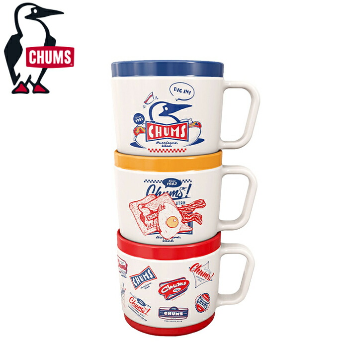 新品　CHUMS Enamel Mug チャムス カップ　2コセット 楽天市場】CHUMS チャムス CH62-2034 ENAMEL MUG エナメル マグ