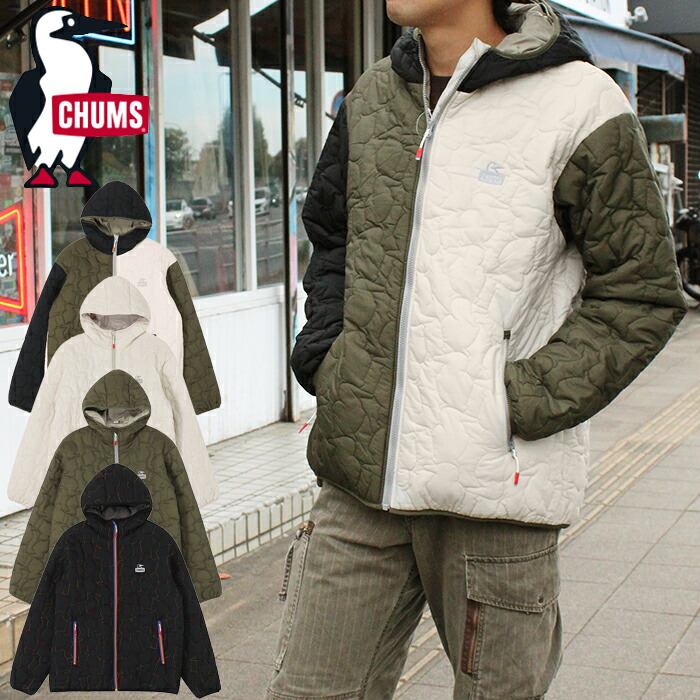 【SALE/20%OFF】CHUMS チャムス CH04-1468 BOOBY STITCCH PADDED PARKA ブービー ステッチ パテッド パーカー 中綿 ジャケット キルト キルティング アウター 上着 防寒 保温 アウトドア ストリート キャンプ メンズ レディース ユニセックス 4カラー 国内正規 2025AW