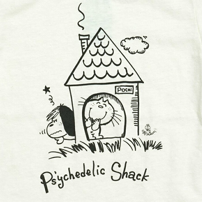 楽天市場 Gohemp ゴーヘンプ Kodomo コドモ Ghc9803ad6 Psychedelic Shack By 水森亜土 Artist Tee サイケデリック シャック アーティスト ティー コラボ ショートスリーブ Tシャツ 半袖 トップス イヌ 犬 ネコ 猫 子供用 子供服 キッズ Natural ナチュラル Jaipur