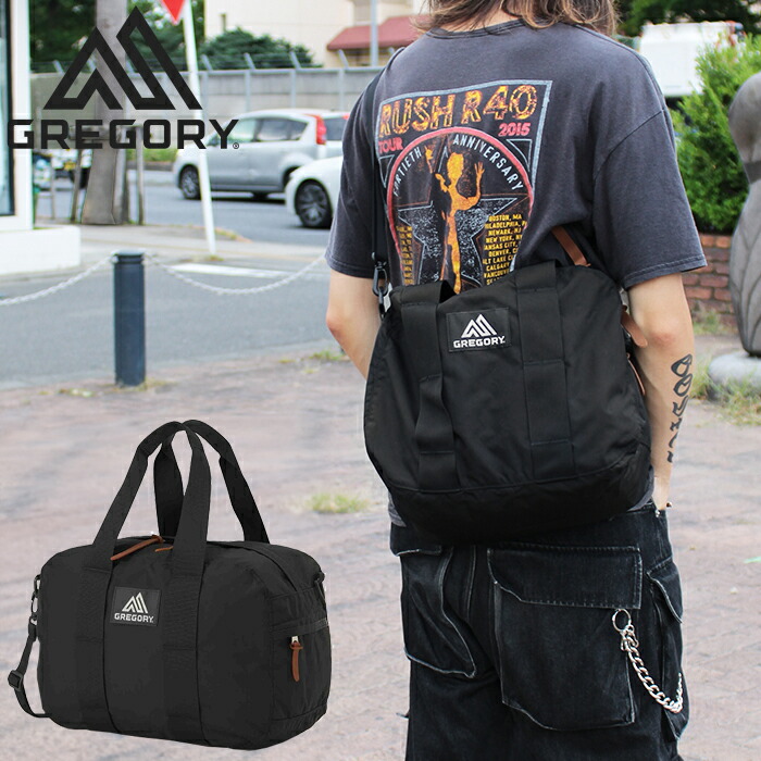 GREGORY グレゴリー DUFFEL BAG XS ダッフル バッグ 1556961041 2WAY 2ウェイ デイパック 通勤 通学 登山 旅行 ストリート カジュアル キャンプ アウトドア メンズ レディース ユニセックス ブラック 国内正規 2025AW