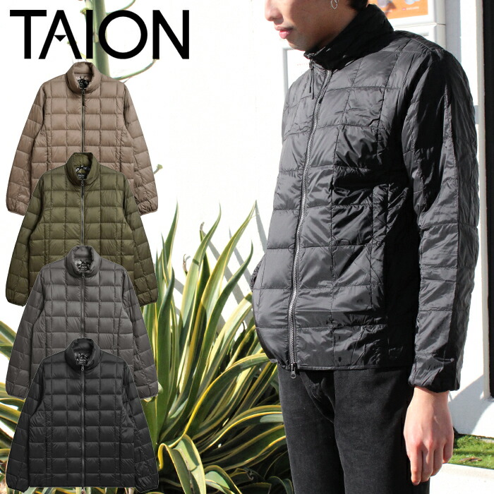 【SALE/10%OFF】TAION 体温 タイオン TAION-102WZ BASIC HIGH NECK W ZIP INNER DOWN JACKET ベーシック ハイネック ダブルジップ インナー ダウン ジャケット アウター 上着 中綿 防寒 保温 軽量 収納袋付 洗濯可能 手洗OK メンズ レディース ユニセックス 4カラー｜JAIPUR