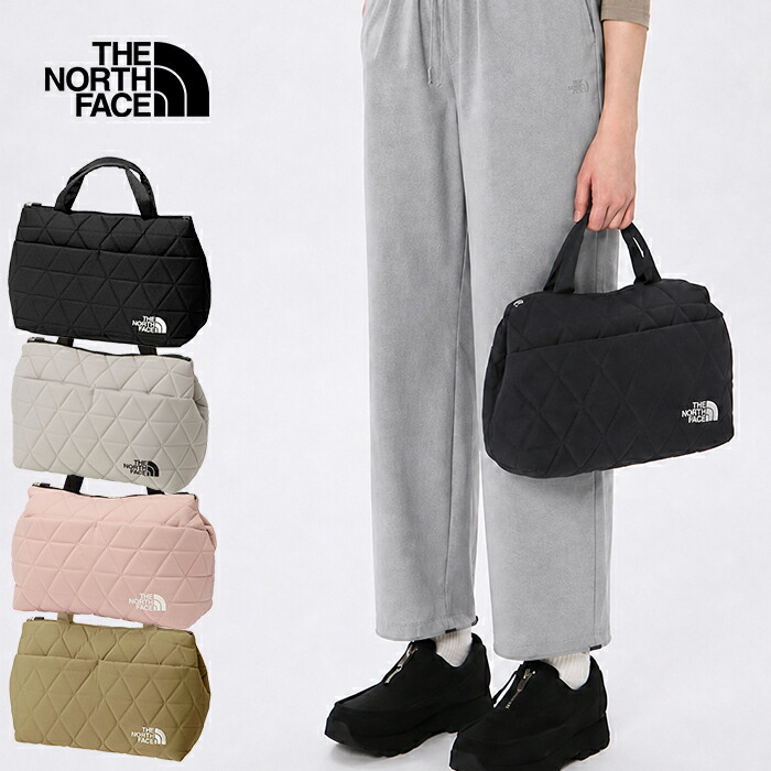 THE NORTH FACE ザ・ノース・フェイス NM32355 GEOFACE BOX TOTE ジオフェイス ボックス席 トート パソコン 万覚え帳マイコン 容れもの 小入れもの 手提げ 鞄 ハンドバック メンズ レディース ユニ一発やる 4色つや 国内定め事 2026SS
