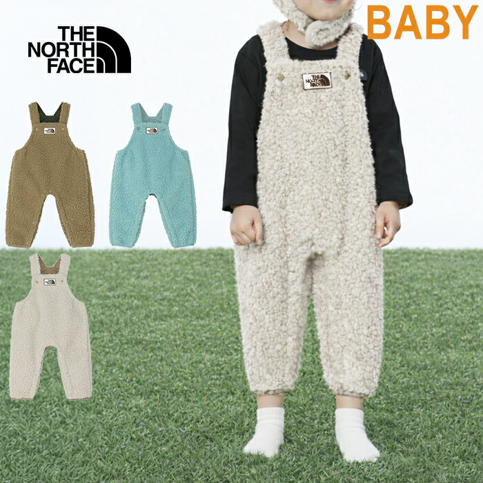 【SALE/20%OFF】THE NORTH FACE ザ・ノース・フェイス NAB72403 CUDDLE FLEECE OVERALL (ベビー) カドル フリース オーバーオール つなぎ ロンパース 防寒 フリース 赤ちゃん ベビーウェア アウトドア スポーツ 外遊び 子供用 子供服 トドラー 3カラー 国内正規 2025AW
