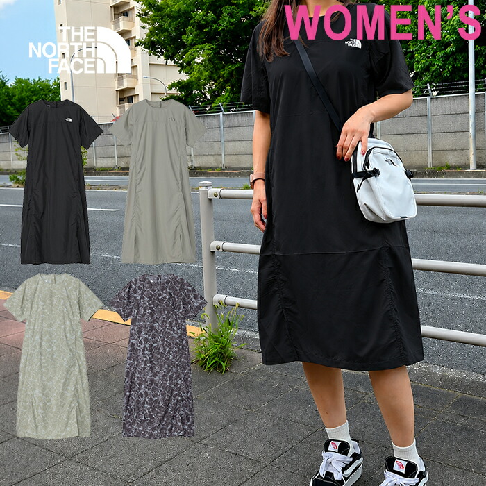 THE NORTH FACE ザ・ノース・フェイス NTW12606 KARKA ONEPIECE カルカワンピース 衣裳 半袖 軽さ 撥水 パッカブル UV世話をする アウトドア 難民キャンプ レディース 4色合い 国内定まり 2026SS