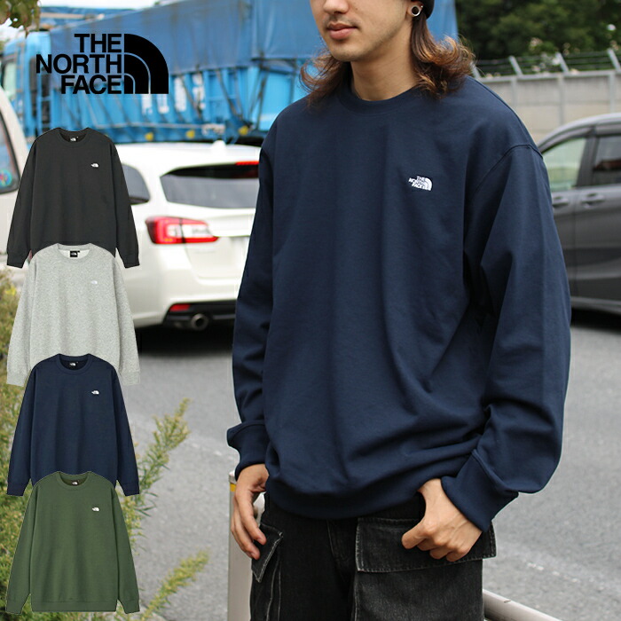 【SALE/10%OFF】THE NORTH FACE ザ・ノース・フェイス NT62532 SMALL LOGO HEATHER SWEAT CREW スモール ロゴ ヘザースウェット クルー プルオーバー トップス 裏起毛 厚手 保温 速乾 ストリート アウトドア スポーツ メンズ ユニセックス 国内正規 2026SS
