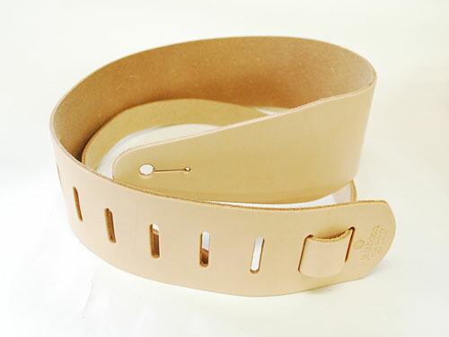 JAJABOON 本革 ギターストラップ WILD SIDE 68mm L(ロング)赤 牛革（レザー）製