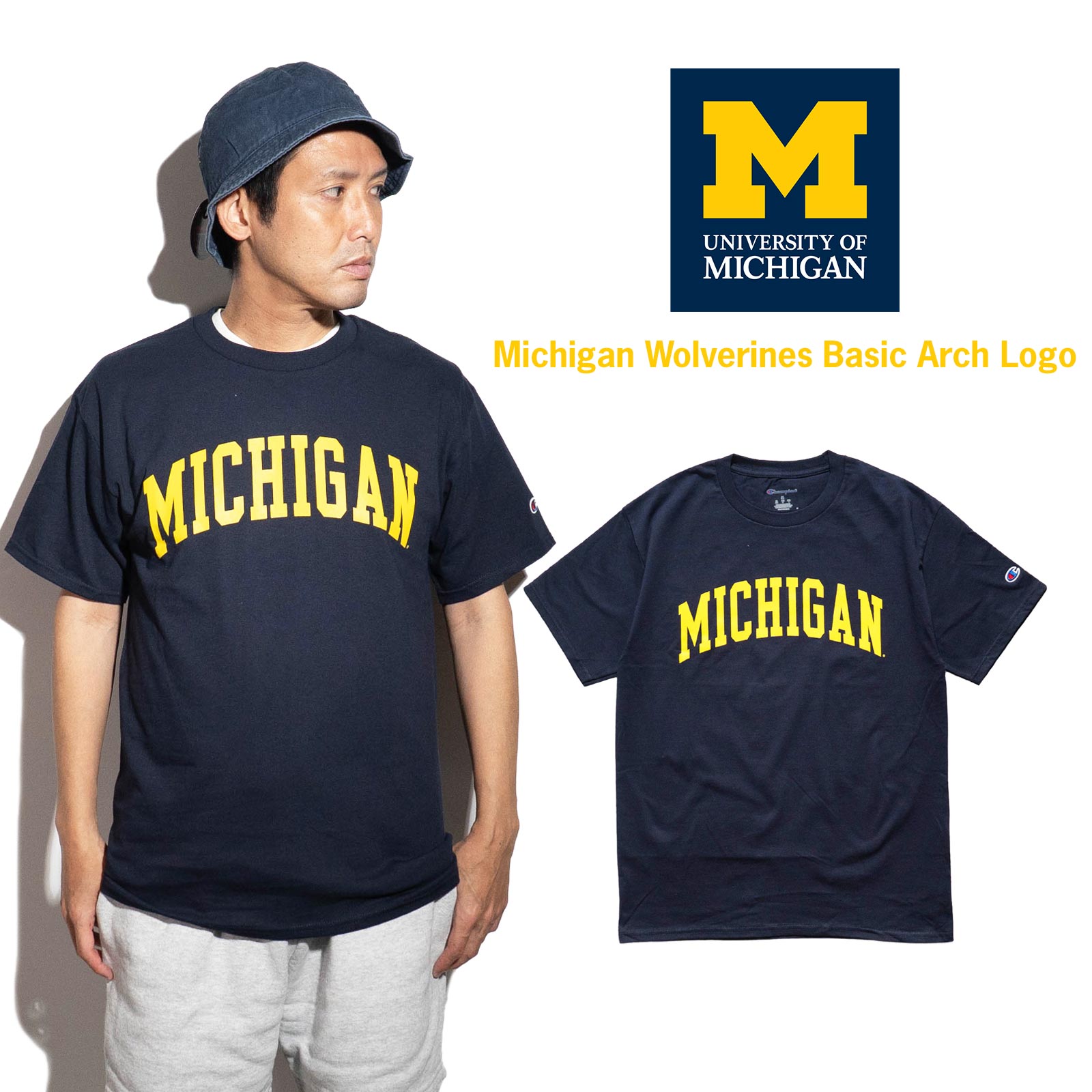 ★ビンテージ★チャンピオン フットボールTシャツ／UNIV.OF IOWA 70's Champion フットボールTシャツ “WIN / BLACK