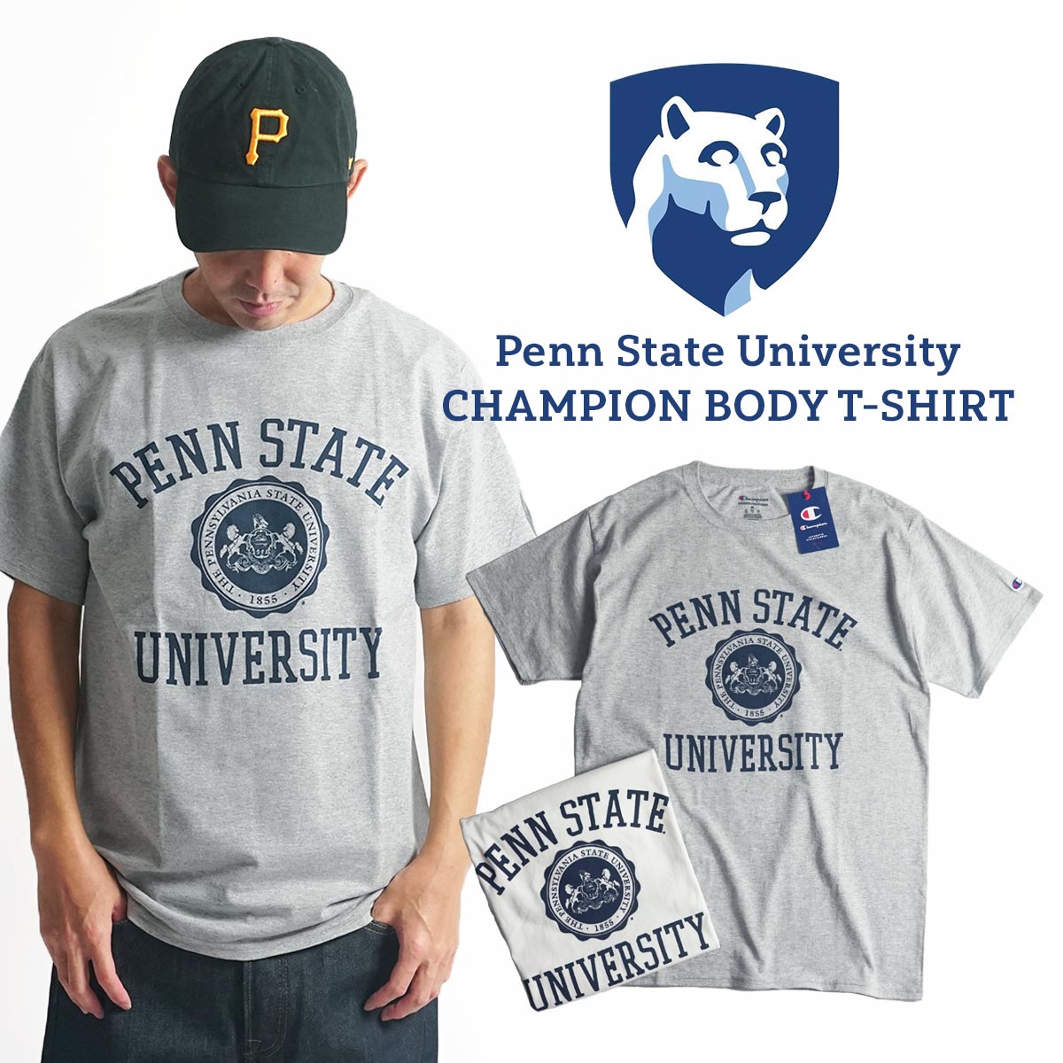 楽天市場】THE PENNSYLVANIA STATE UNIVERSITY オフィシャルロゴT