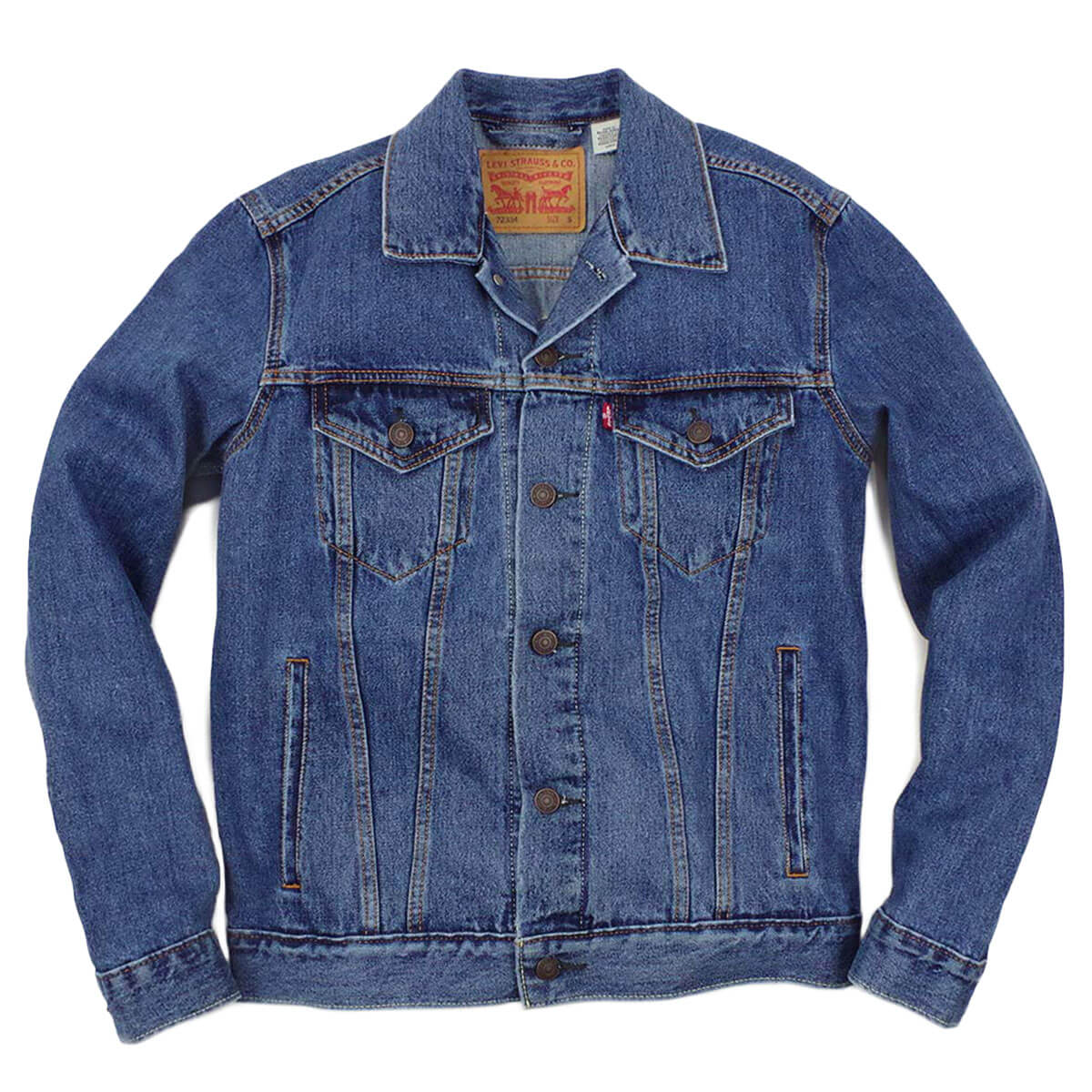 levi's trucker medium stonewash