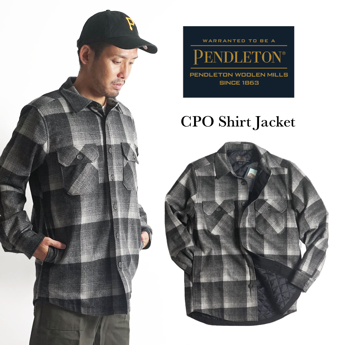 楽天市場】ペンドルトン PENDLETON CPOシャツジャケット ソリッド