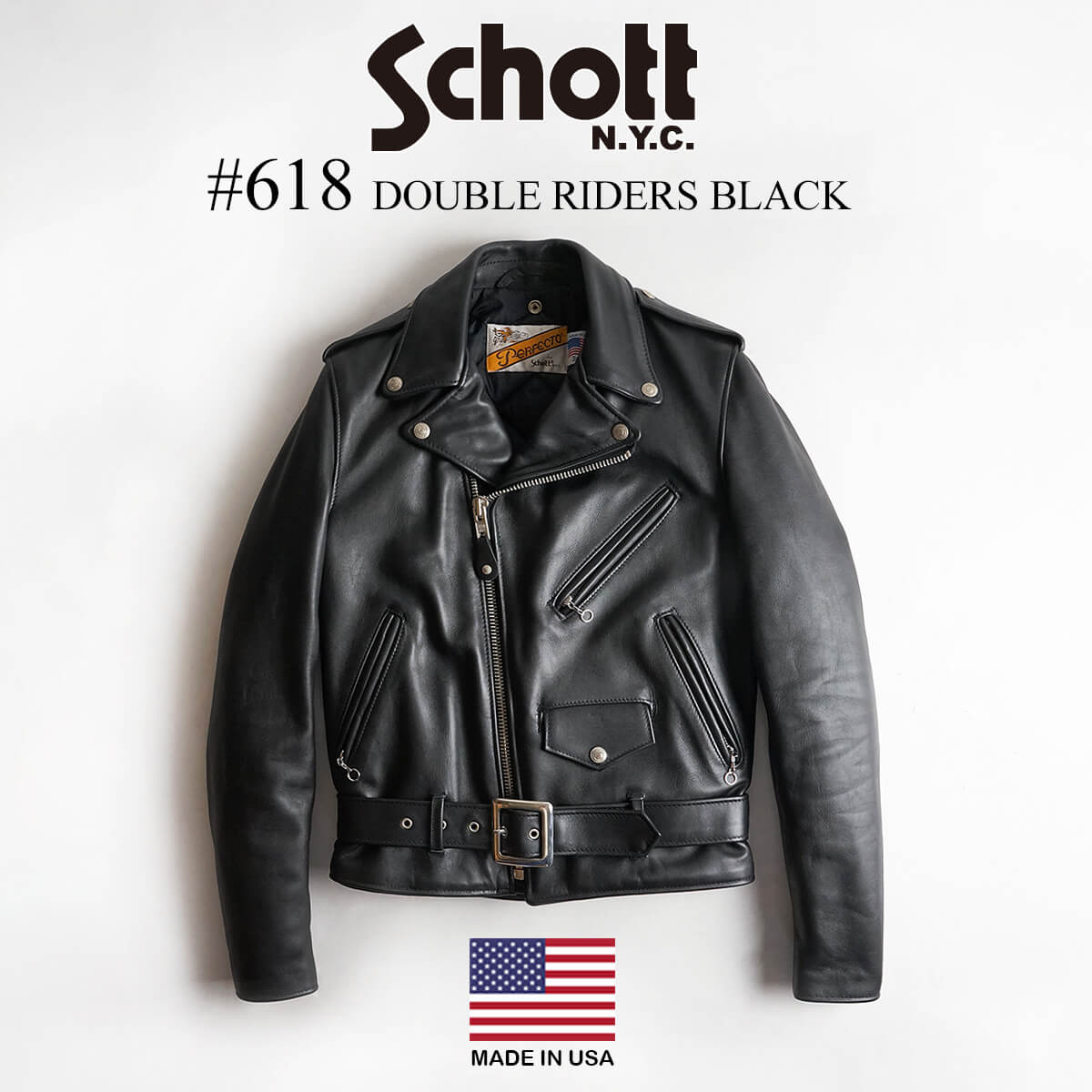 Schott ダブルライダース 38-