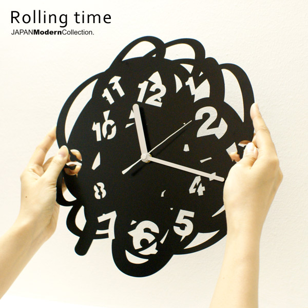 楽天市場 Rolling Time 掛け時計 おしゃれ デザイナーズ 日本製 音がしない ステンレス製 インテリア ウォールクロック 静か スイープクオーツ 鉄時計 アナログ ギフト 送料無料 シンプル 薄型 軽量 ラッピング 壁掛け インテリア雑貨 Jam Store