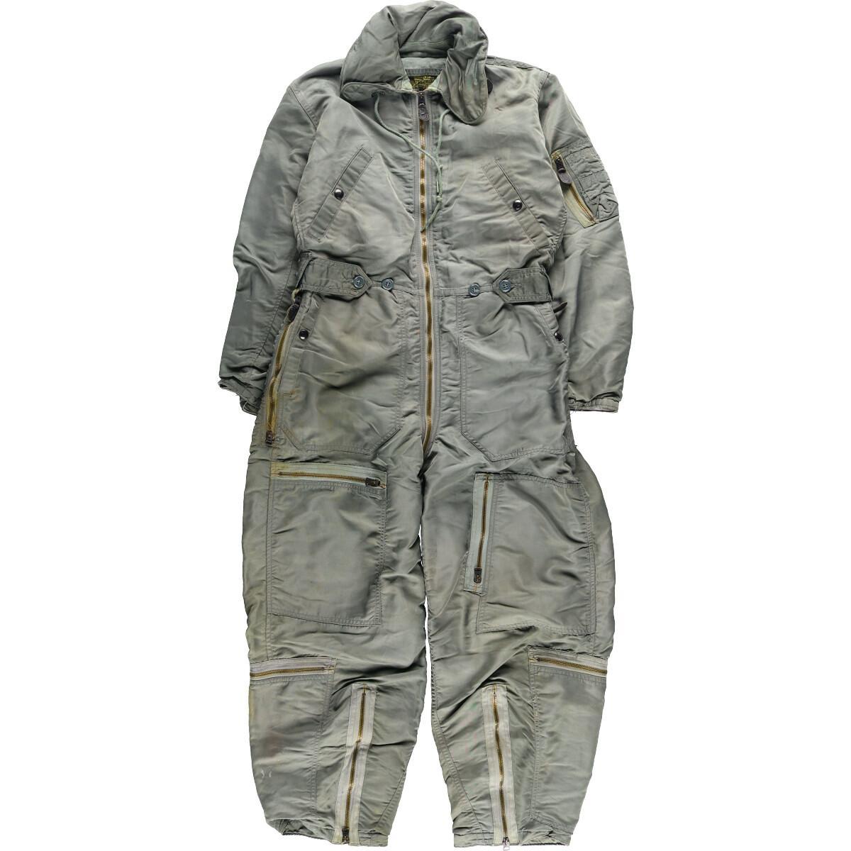 古着 50年代 フライトスーツ U.S.AIR FORCE CWU 黒タグ MIL-C-25786 米軍実品 1 P 古着 50年代 FORCE U.S.AIR フライトスーツ