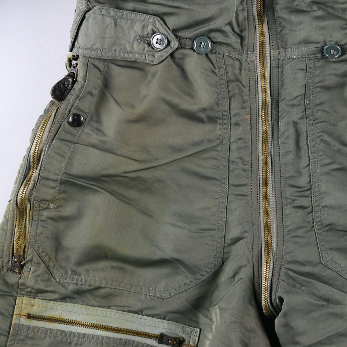 古着50年代米軍実品U.S.AIRFORCECWU1/P黒タグMIL-C-25786フライトスーツオールインワンつなぎUSA製SMALL-REGULARメンズMヴィンテージ【中古】【211125】