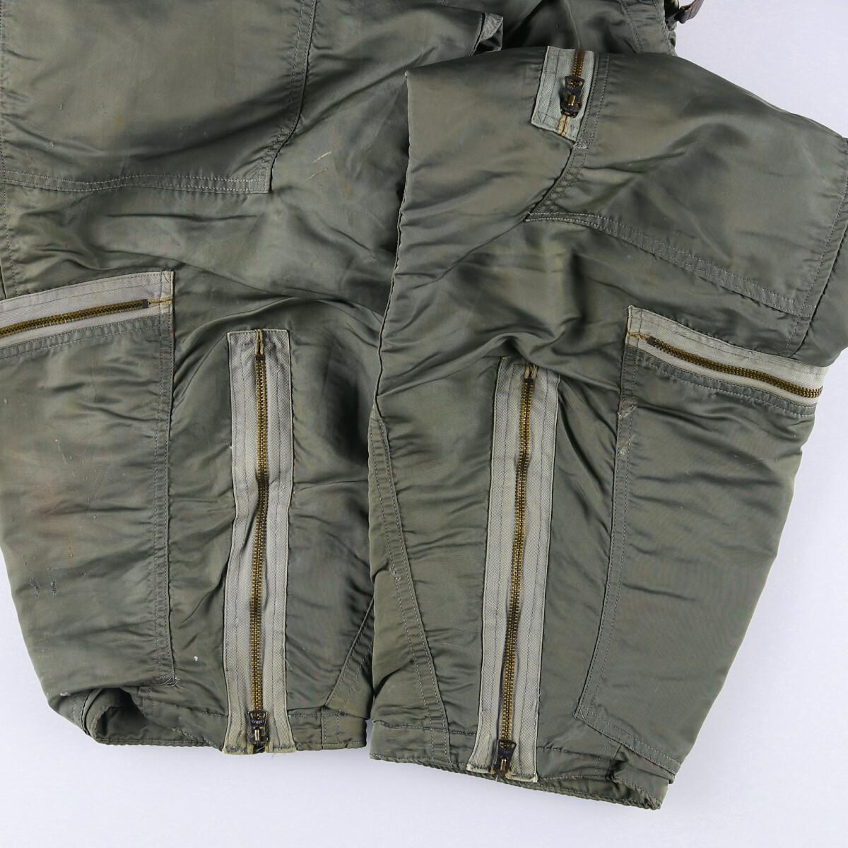 古着50年代米軍実品U.S.AIRFORCECWU1/P黒タグMIL-C-25786フライトスーツオールインワンつなぎUSA製SMALL-REGULARメンズMヴィンテージ【中古】【211125】