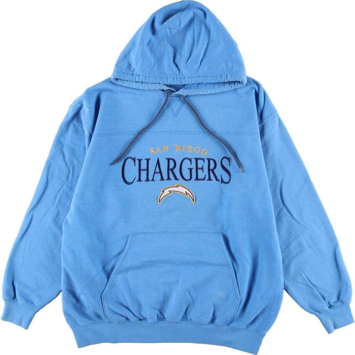 【楽天市場】古着 NFL SANDIEGO CHARGERS サンディエゴチャージャーズ スウェットプルオーバーパーカー メンズL