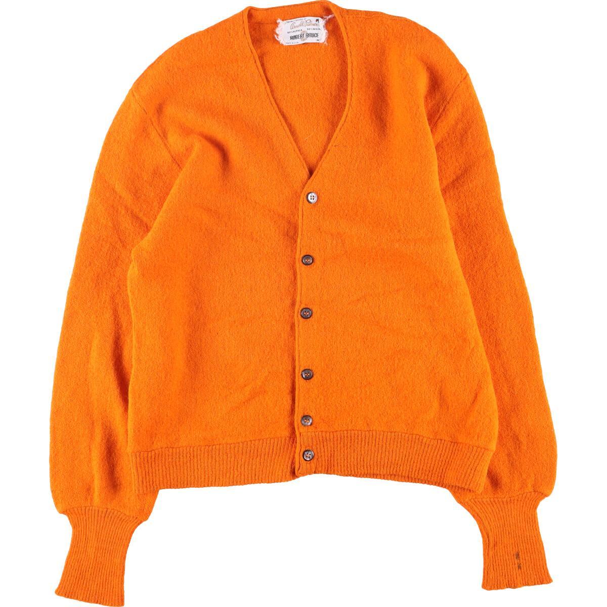 古着 70 80年代 アーノルドパーマー Arnold Palmer Robert Bruce ウール アルパカニットカーディガン Usa製 メンズm ヴィンテージ Eaa 売り込み