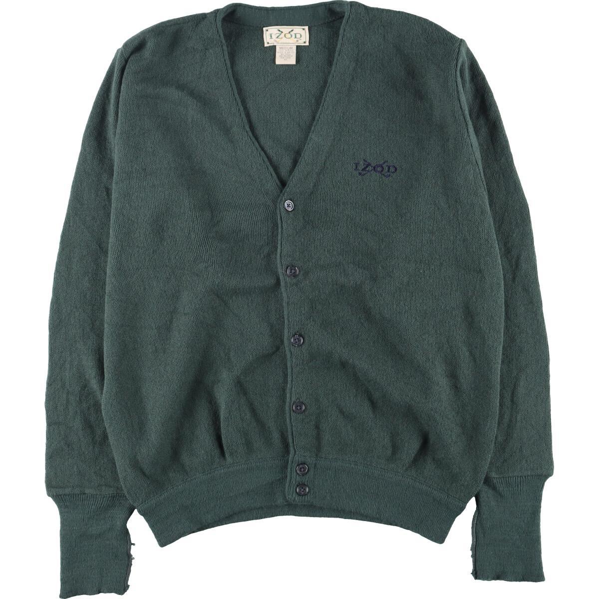 古着 アイゾッド IZOD アクリルニットカーディガン メンズM eaa282198