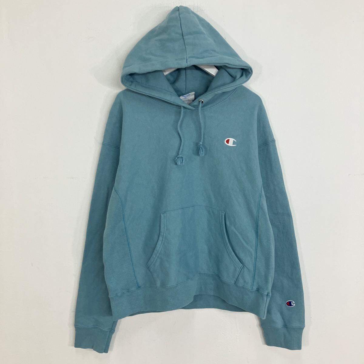 古着 チャンピオン Champion リバースウィーブ 復刻 単色タグ スウェットプルオーバーパーカー レディースM eaa284002