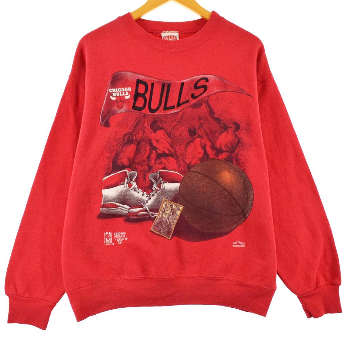 爆売り 古着 90年代 NUTMED NFL Chicago Bulls シカゴブルズ プリント