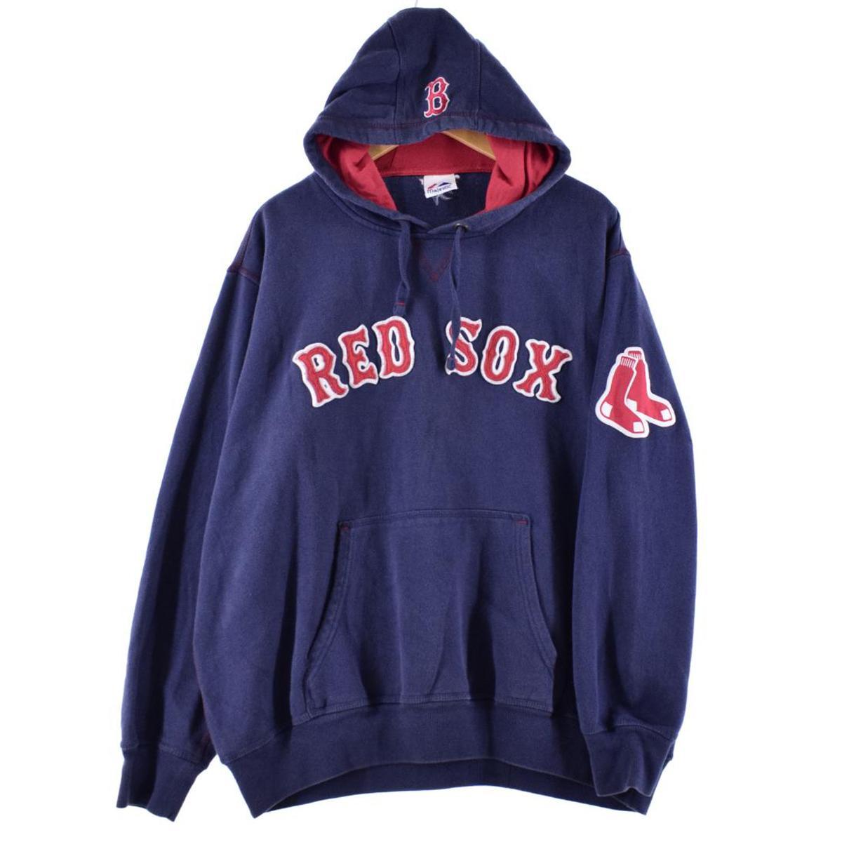 4年保証』 古着 Majestic MLB BOSTON REDSOX ボストンレッドソックス