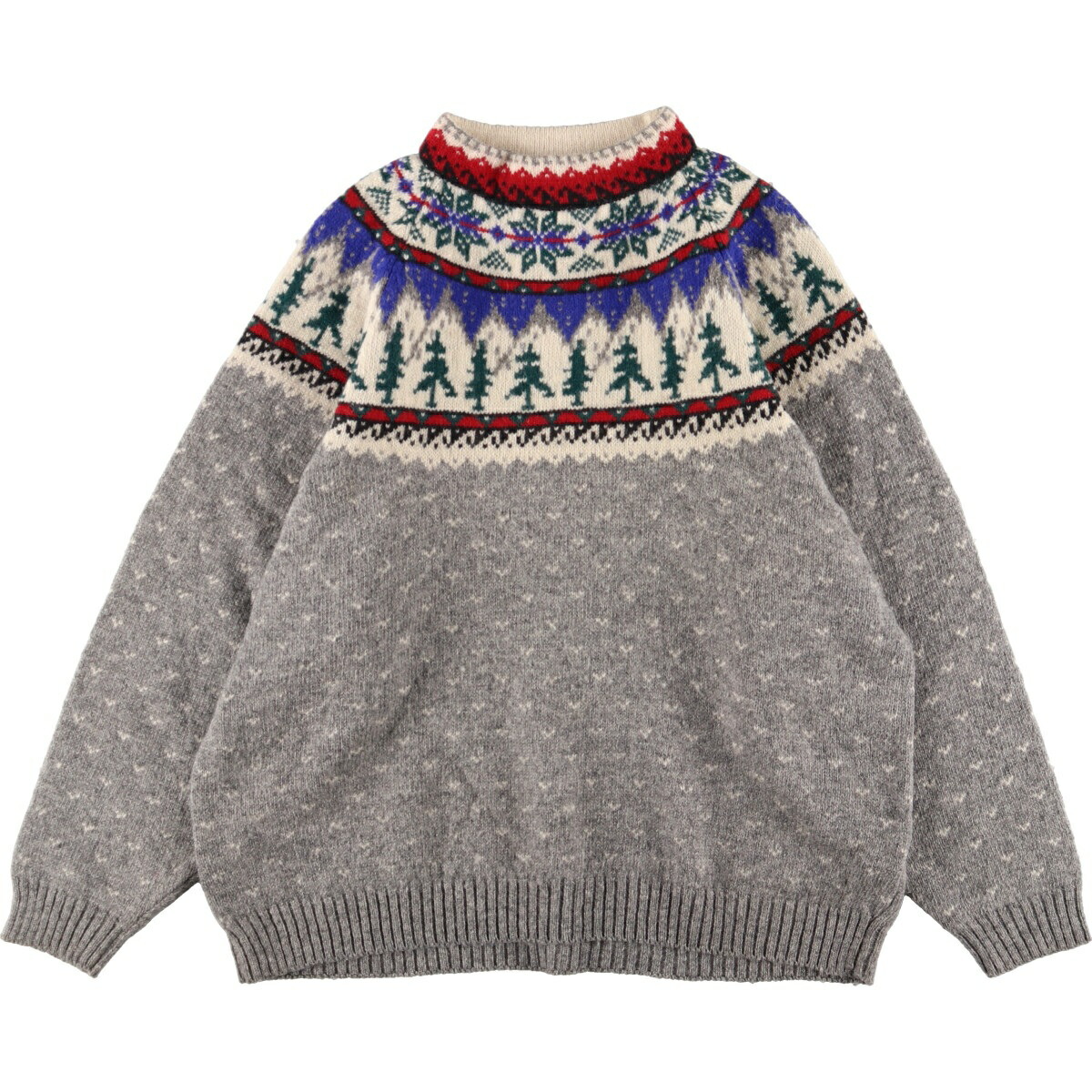 楽天市場】古着 90'S MABEL BEAUDIN HAND KNIT ハンドニット 総柄 