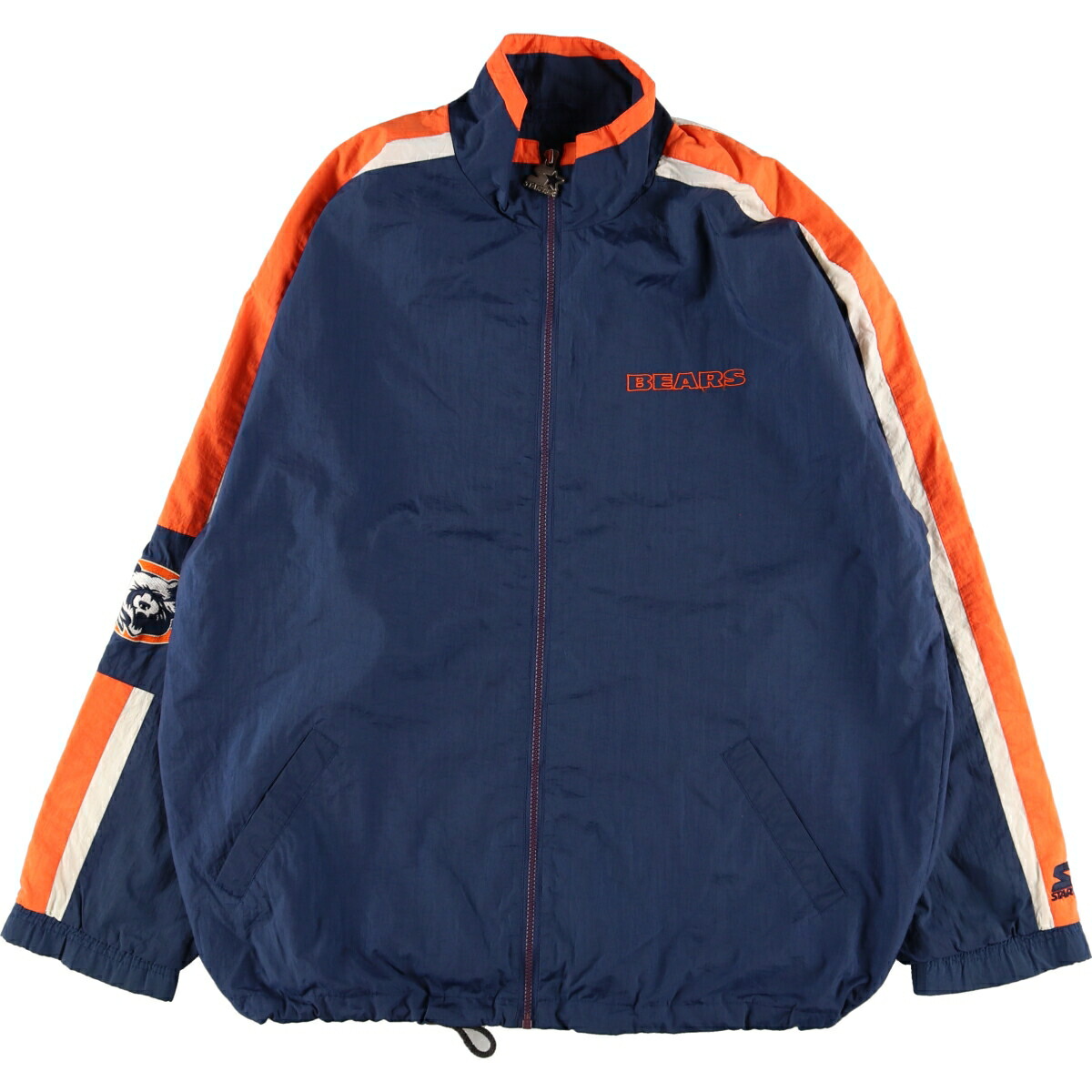 【楽天市場】古着 スターター Starter NFL CHICAGO BEARS シカゴベアーズ バックロゴ ナイロンジャケット メンズXXL