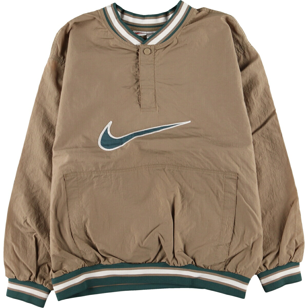 【楽天市場】古着 90'S ナイキ NIKE ハーフスナップ ナイロンプルオーバー メンズL ヴィンテージ /eaa408465 【中古 ...