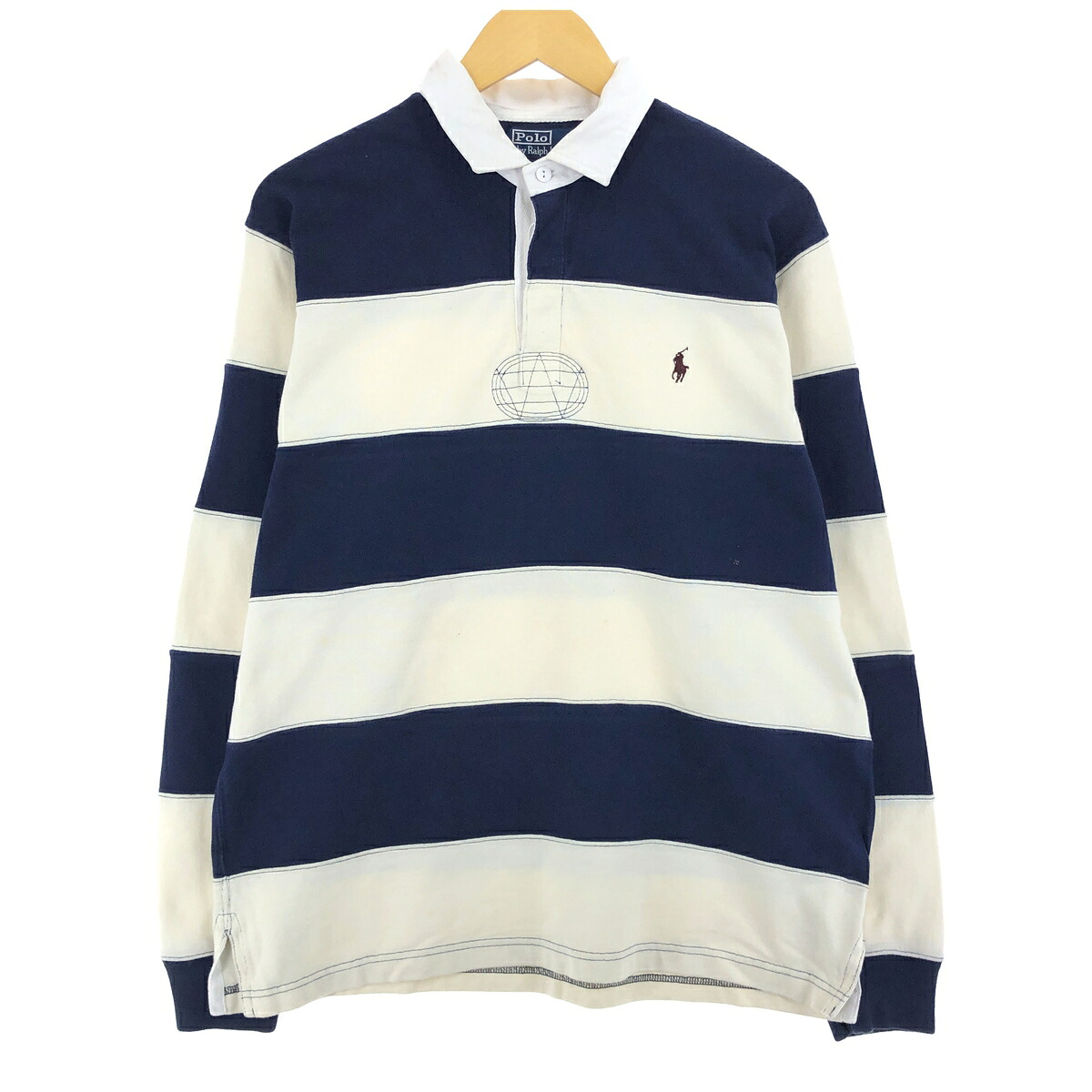 【楽天市場】古着 ラルフローレン Ralph Lauren POLO by Ralph Lauren CUSTOM FIT ボーダー柄 長袖 ...